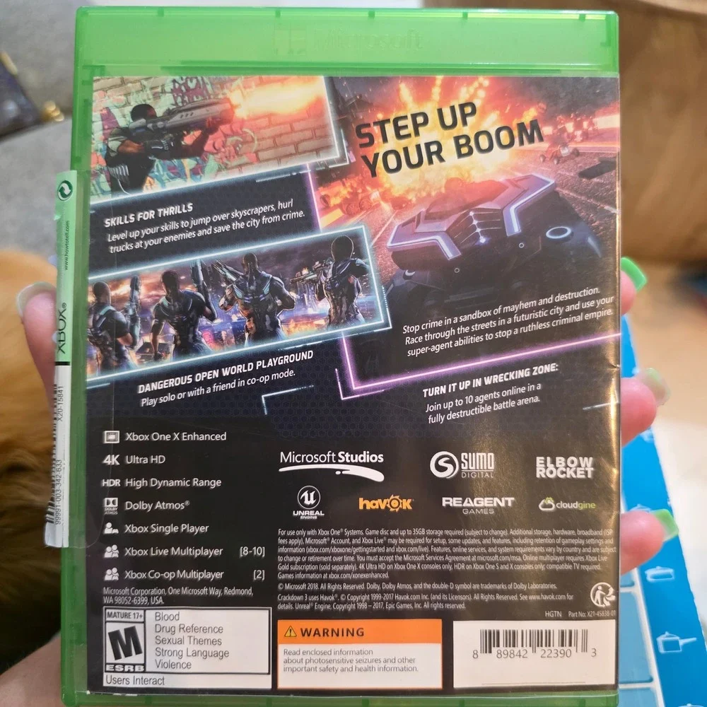 Crackdown 3 Xbox One Microsoft Studios 4K Ultra HD HDR Action Game 2019